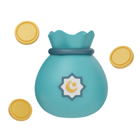 Zakat  3D Icon