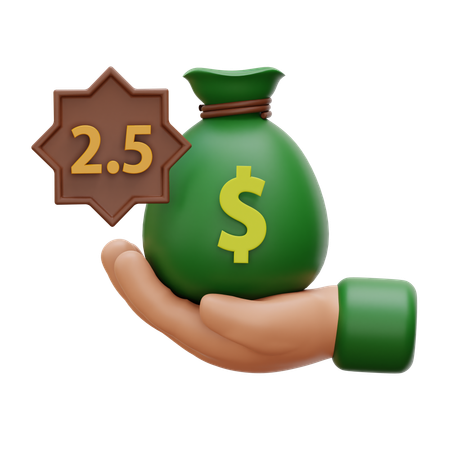 Zakat  3D Icon