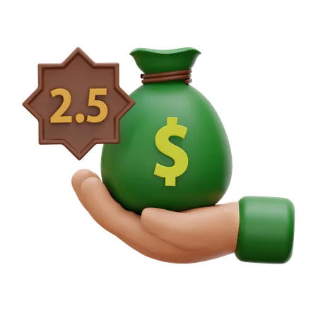 Zakat  3D Icon