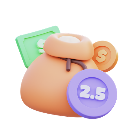 Zakat  3D Icon