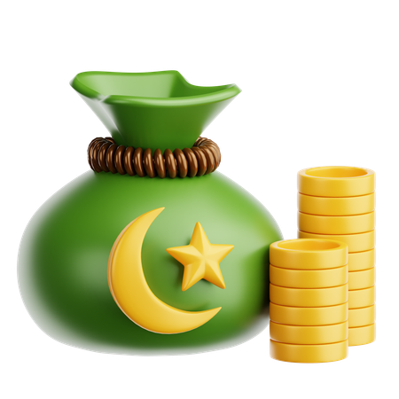 Zakat  3D Icon