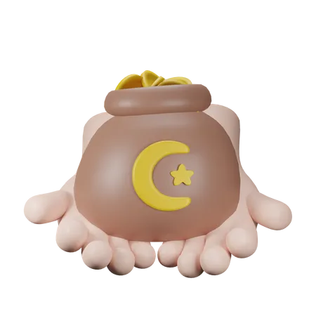 Zakat  3D Icon