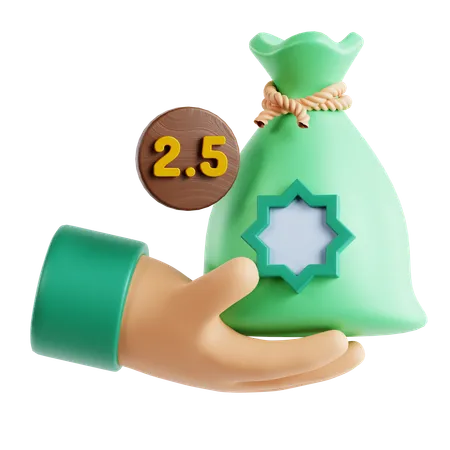 Zakat  3D Icon