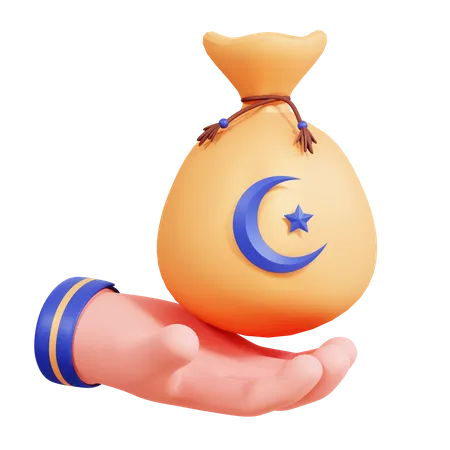 Zakat  3D Icon