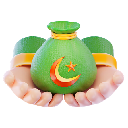 Zakat  3D Icon