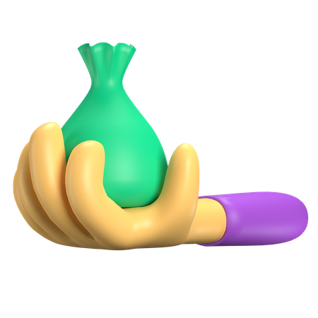 Zakat  3D Icon