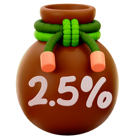Zakat  3D Icon