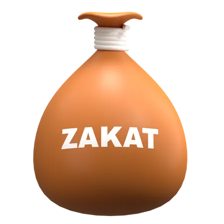 Zakat  3D Illustration