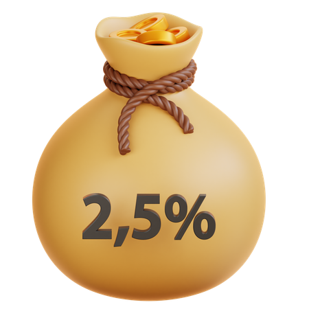 Zakat Bag  3D Icon