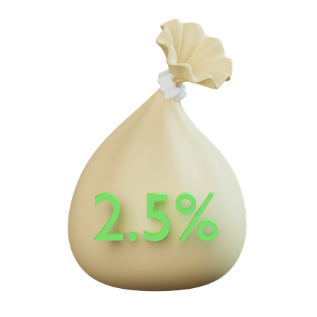 Zakat Bag  3D Icon