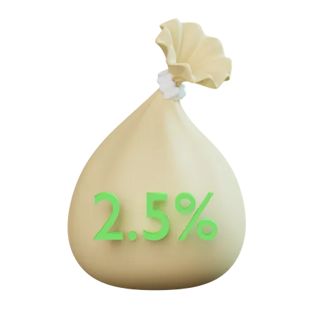 Zakat Bag  3D Icon