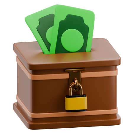 Zakat Box  3D Icon