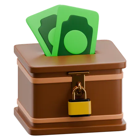 Zakat Box  3D Icon
