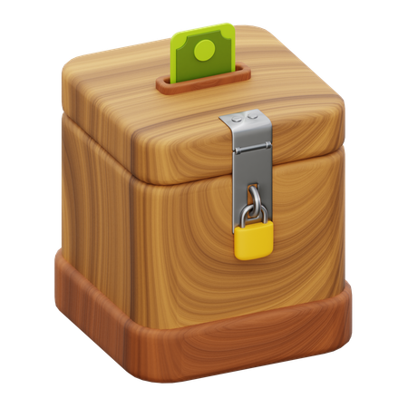 Zakat Box  3D Icon