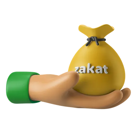 Gesto de mão zakat  3D Icon