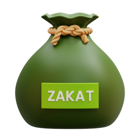 Zakat-Spendentasche  3D Icon