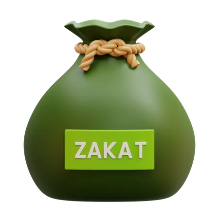 Zakat-Spendentasche  3D Icon