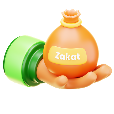 Zakat Symbol  3D Icon