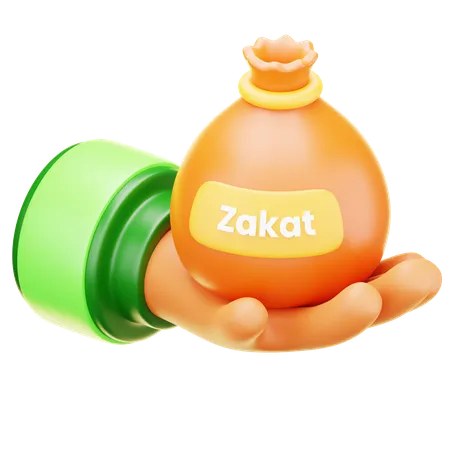 Zakat Symbol  3D Icon