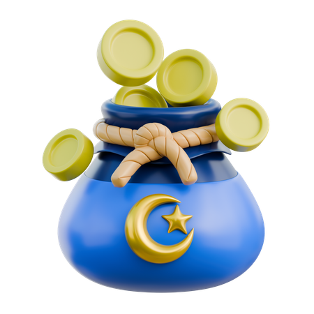 Zakat-Beutel  3D Icon