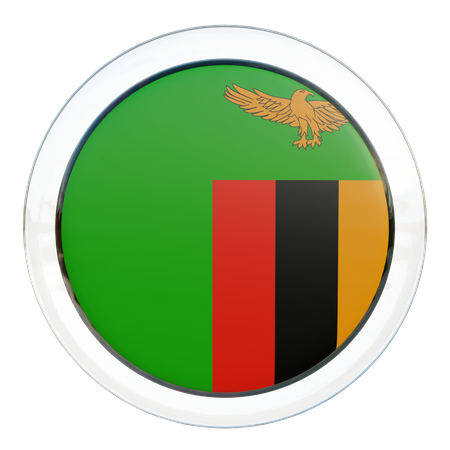 Zambia Flag 3D Illustration