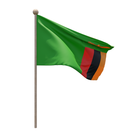 Mastro da zâmbia  3D Flag