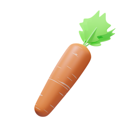 Zanahoria  3D Illustration