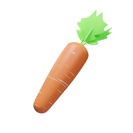Zanahoria  3D Illustration