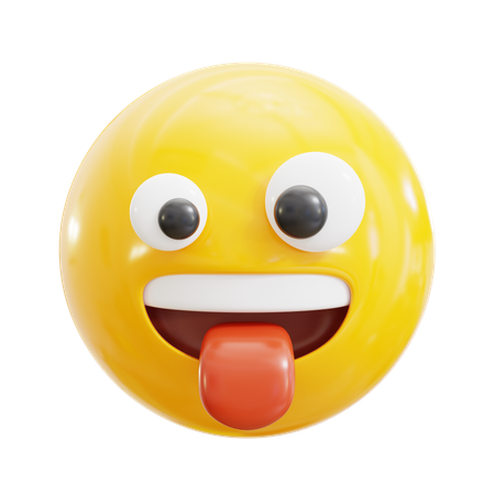 Zany Face  3D Icon