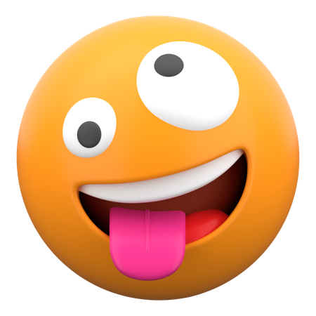 Zany Face  3D Icon