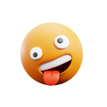 Zany Face  3D Icon