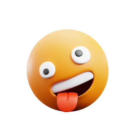 Zany Face  3D Icon