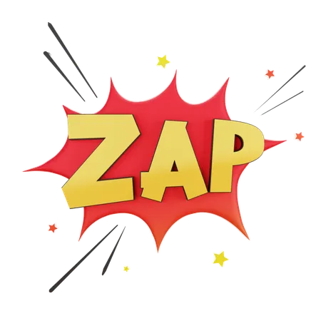 Zap  3D Sticker