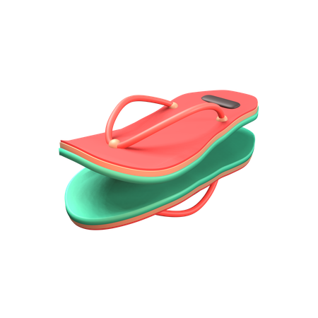 Zapatilla de sandia  3D Icon