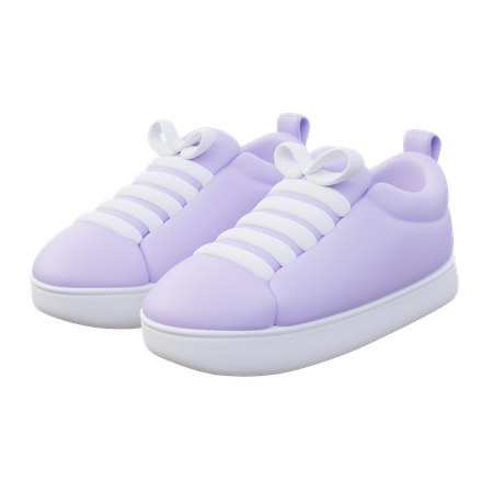 Zapatillas de deporte de mujer todos los días  3D Icon