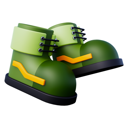 Zapato de camping  3D Icon