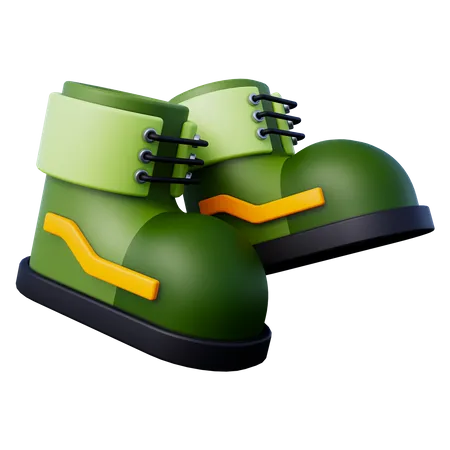 Zapato de camping  3D Icon