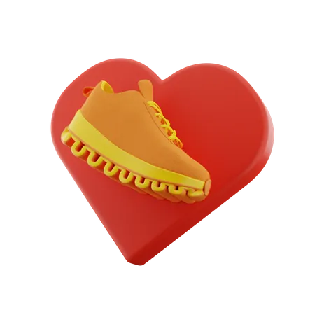 Zapatos de amor  3D Icon