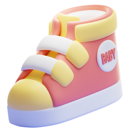 Zapatos de bebé  3D Icon