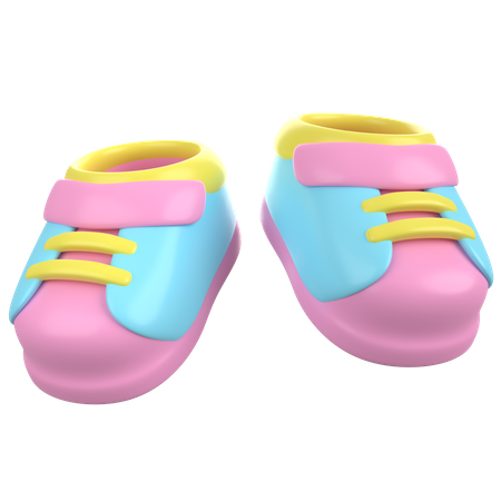 Zapatos de bebé  3D Icon
