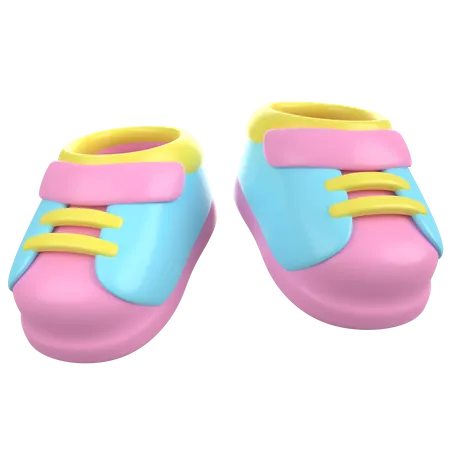 Zapatos de bebé  3D Icon
