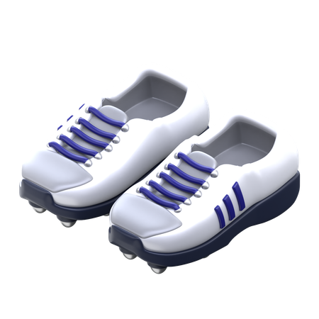 Zapatos de cricket  3D Icon