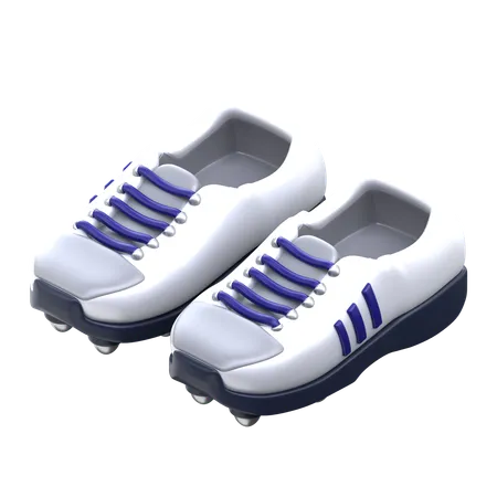 Zapatos de cricket  3D Icon