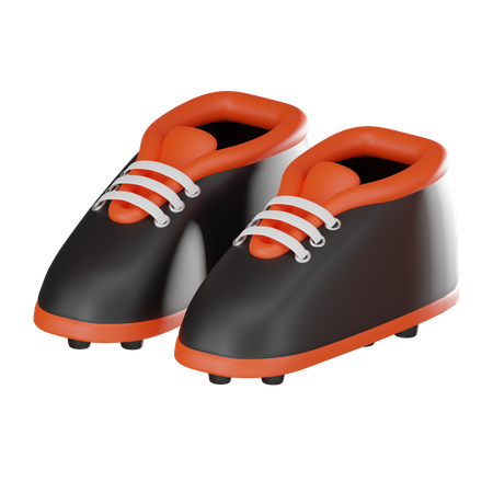 Zapatos de fútbol  3D Icon