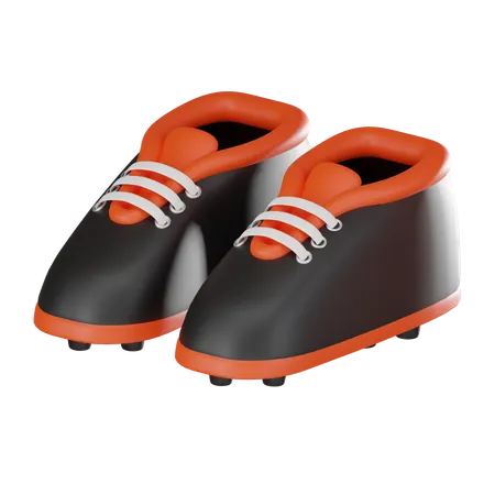 Zapatos de fútbol  3D Icon