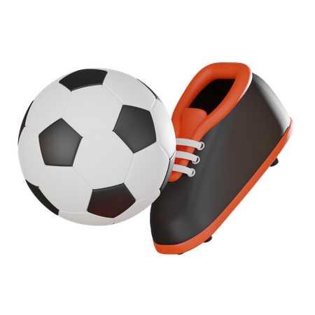 Zapatos de fútbol  3D Icon