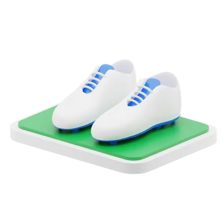 Zapatos de fútbol  3D Illustration