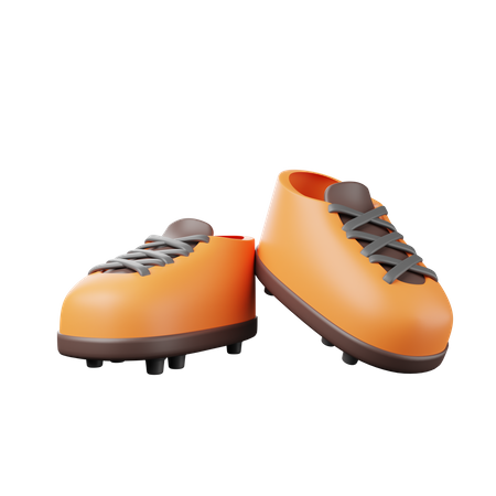 Zapatos de soccer  3D Illustration
