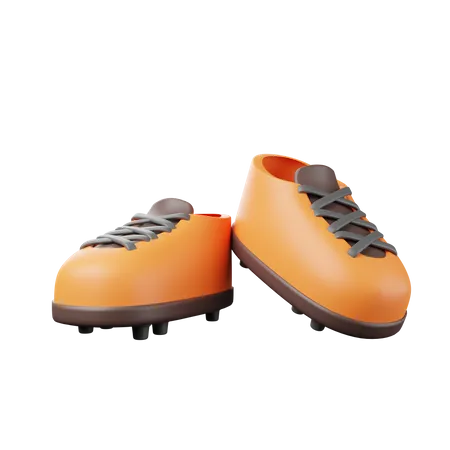 Zapatos de soccer  3D Illustration