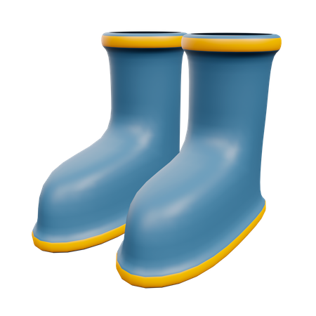 Zapatos de goma  3D Illustration